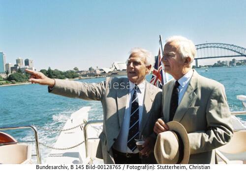 Bundespräsident von Weizsäcker in Australien 1993