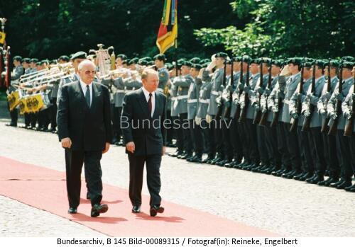 Ukrainischer Präsident Kutschma in Bonn 1995