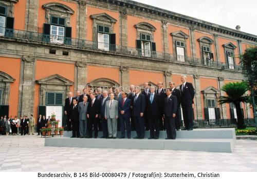 Weltwirtschaftsgipfel in Neapel 1994