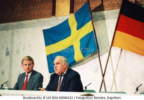 Bundeskanzler Kohl in Schweden 1993