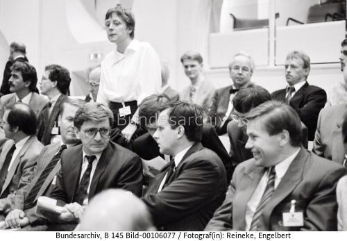Bundestagssitzung 1990 / DDR-Volkskammerabgeordnete
