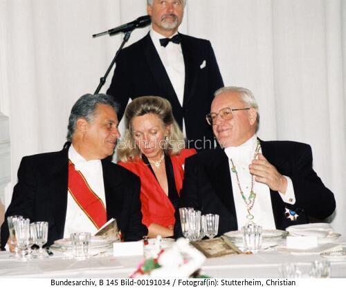 Brasilianischer Präsident Cardoso in Brühl 1995