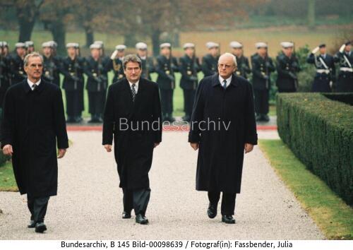 Albanischer Präsident Berisha in Bonn 1995