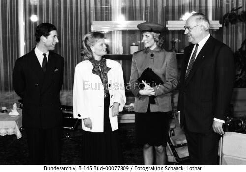 Britischer Prinz Charles in Bonn 1987