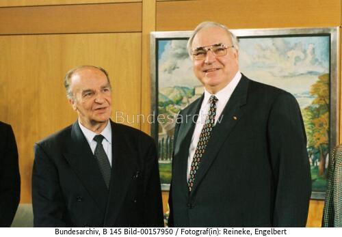 Bosnien-Herzegowinas Präsident Izetbegovic in Bonn 1995