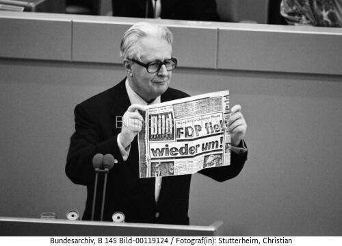 Bundestagssitzung 1991 / Haushaltsdebatte / SPD-Fraktionsvorsitzender Vogel