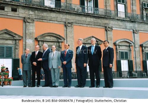 Weltwirtschaftsgipfel in Neapel 1994