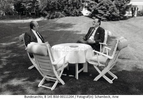 Griechischer Ministerpräsident Mitsotakis in Bonn 1990