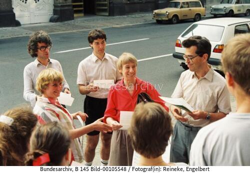 DDR-Ministerin Regine Hildebrandt 1990