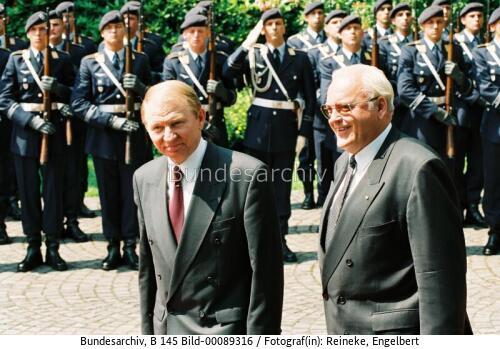 Ukrainischer Präsident Kutschma in Bonn 1995