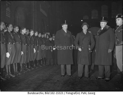 Berlin, Ankunft Fulvio Suvich