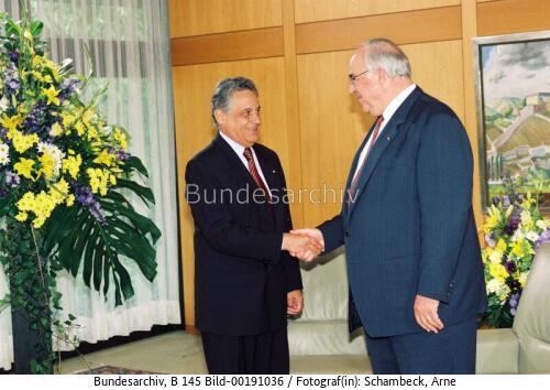 Brasilianischer Präsident Cardoso in Bonn 1995