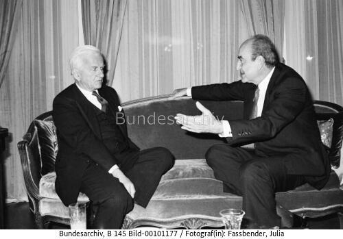 Bundespräsident von Weizsäcker in Griechenland 1992