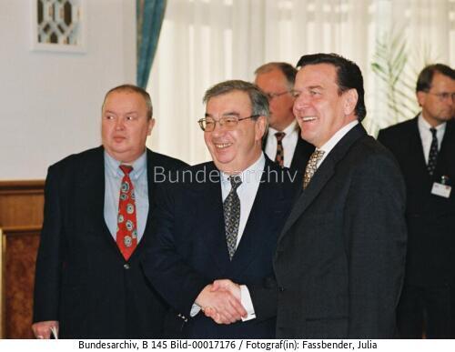 Bundeskanzler Schröder in Russland 1998