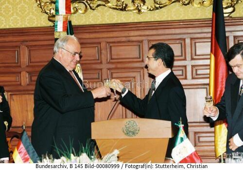 Bundeskanzler Kohl in Mexiko 1996 / Lateinamerikareise