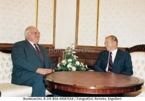 Bundeskanzler Kohl in der Ukraine 1996