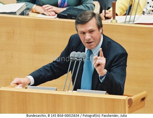 Bundestagssitzung 1997 / Haushaltsdebatte / Rede MdB Gerhard