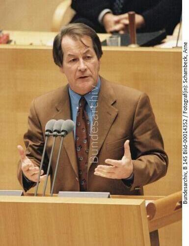 Bundestagssitzung zur Wirtschafts- Finanz- und Außenpolitik 1998 / Rede BM Müntefering