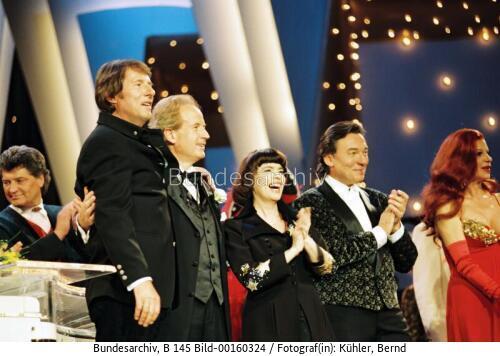 Feier zu 40 Jahre ARD-Fernsehlotterie in Berlin 1996