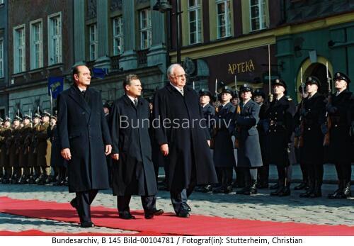 Weimarer Dreieck in Poznan (Posen) 1998