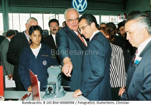 Bundeskanzler Kohl in Mexiko 1996 / Lateinamerikareise