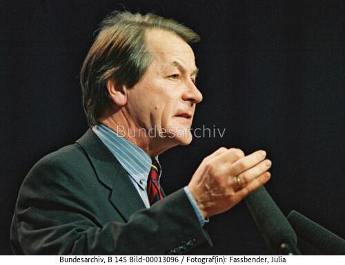 SPD-Bundesgeschäftsführer Müntefering 1997