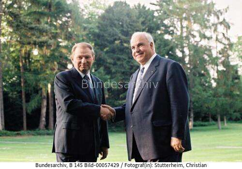Ukrainischer Präsident Kutschma in Bonn 1998