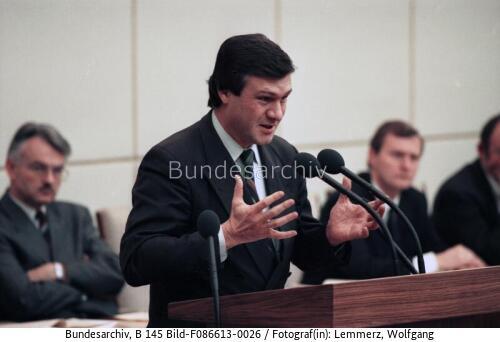 Bonn, 1. Gesamtdeutsche Bundesratssitzung, Gerhardt