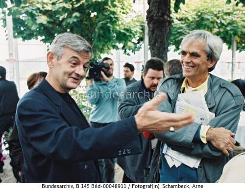 Joschka Fischer und Christian Ströbele 1998