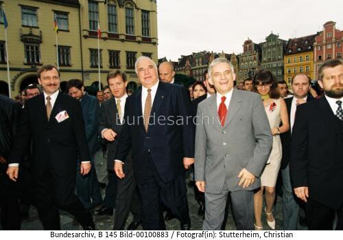 Bundeskanzler Kohl in Polen 1998