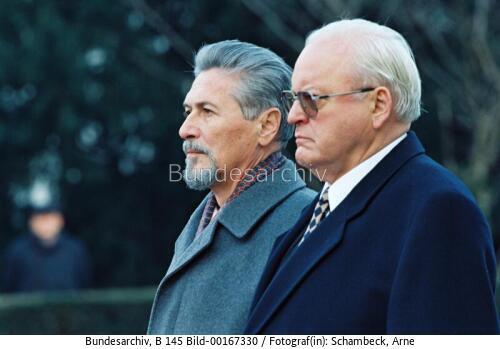 Rumänischer Präsident Constantinescu in Bonn 1997
