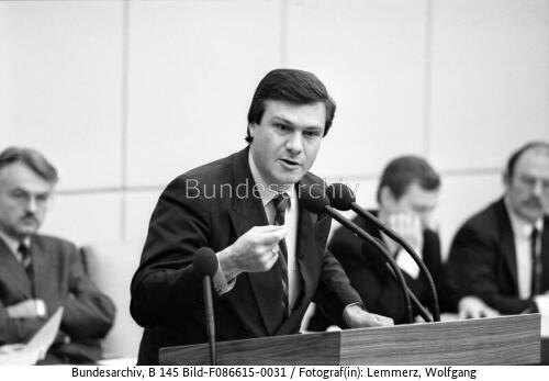 Bonn, 1. Gesamtdeutsche Bundesratssitzung, Gerhardt
