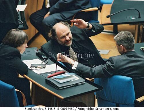 Bundestagssitzung 1998 / Wahl und Vereidigung von Bundeskanzler und Kabinett