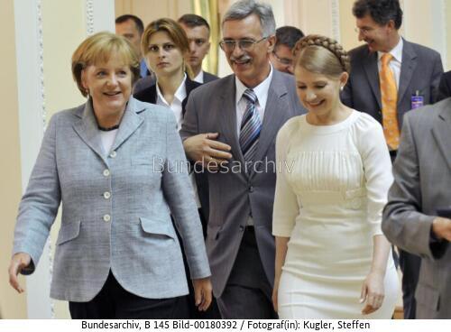 Bundeskanzlerin Angela Merkel in der Ukraine 2008