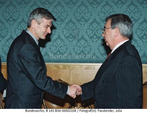 AM Fischer in Russland 1998 / Antrittsbesuch