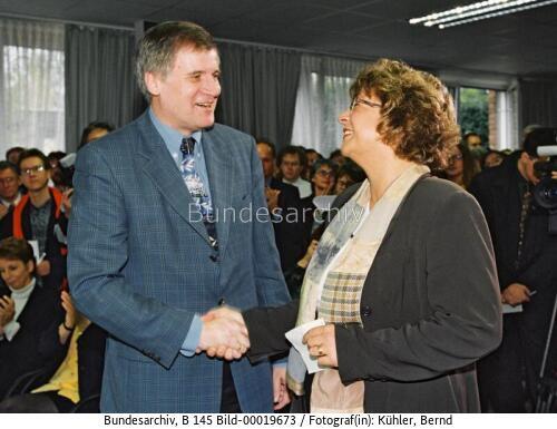 Amtsübergabe BM Seehofer an BM Andrea Fischer 1998