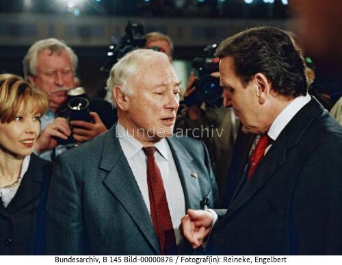 Gerhard Schröder und Georg Leber 1998