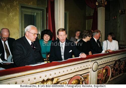 Bundespräsident Herzog in der Tschechischen Republik 1996