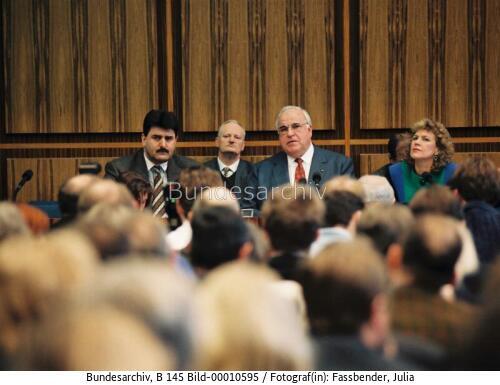 Pressekonferenz mit Bundeskanzler Kohl 1997