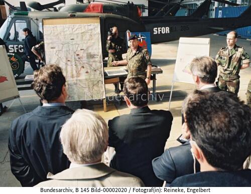 AM Kinkel in Bosnien 1997