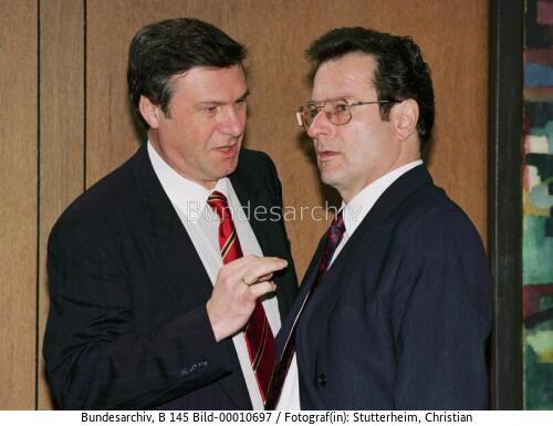 AM Kinkel und FDP-Parteivorsitzender Gerhardt 1997