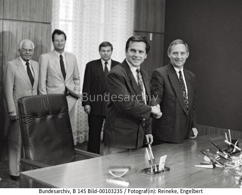 Verhandlung über den Einigungsvertrag zwischen BRD und DDR 1990