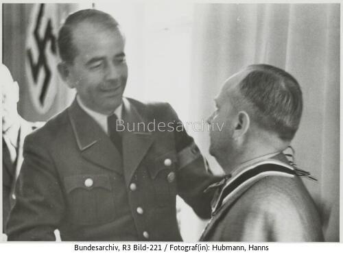 Albert Speer und Karl-Otto Saur