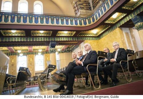 Bundespräsident Frank-Walter Steinmeier in Frankfurt am Main 2018