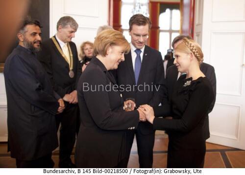 Bundeskanzlerin Merkel in Aachen 2010