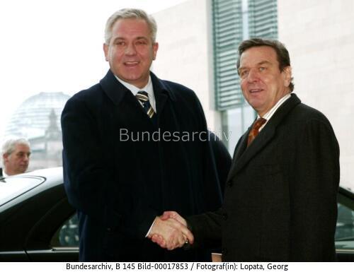 Kroatischer Ministerpräsident Sanader in Berlin 2004