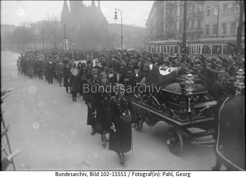 Berlin, Beisetzung von Siegfried Seidel-Dittmarsch