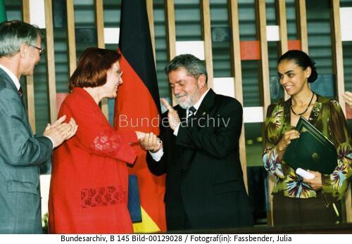 BM Wieczorek-Zeul in Brasilien 2003