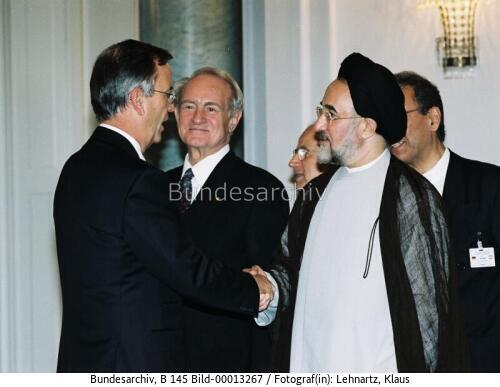 Iranischer Präsident Chatami in Berlin 2000