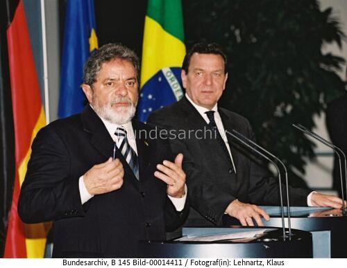 Berlin, Brasilianischer Präsident Lula da Silva